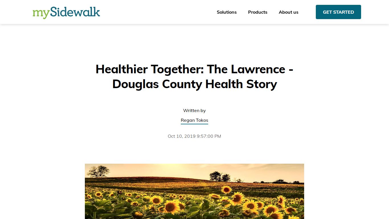 Healthier Together: The Lawrence - Douglas County Health Story - mySidewalk