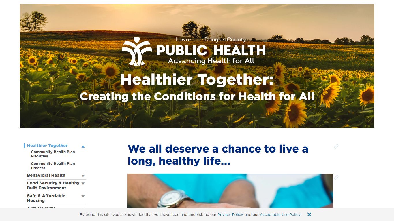 Healthier Together | Lawrence-Douglas County Health Department CHIP ...